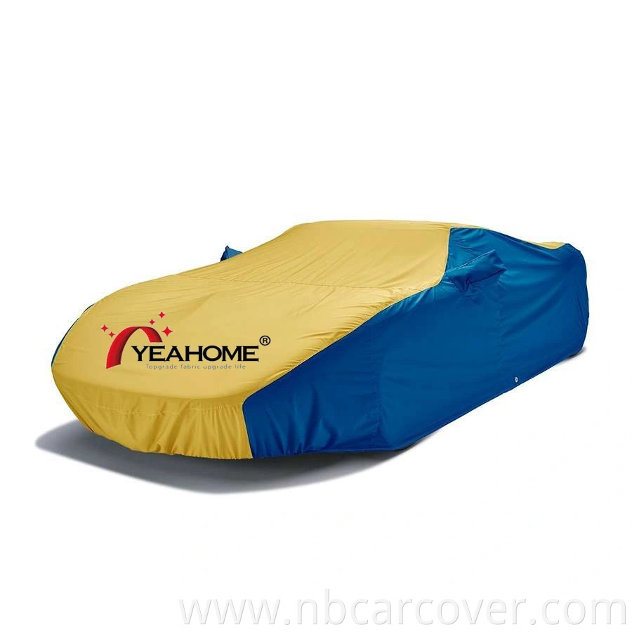 Patchwork Design 4-Way Stretch Car Cover Breathable Covers Auto Covers